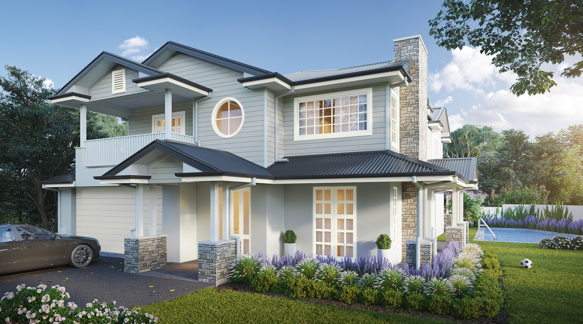 Hampton Style House Plans Australia McCarthy Homes   Sherwood Display Home 