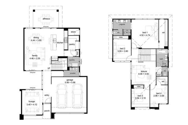 McCarthy Homes Pinnacle Display Floor plans. Located at Newport, QLD.