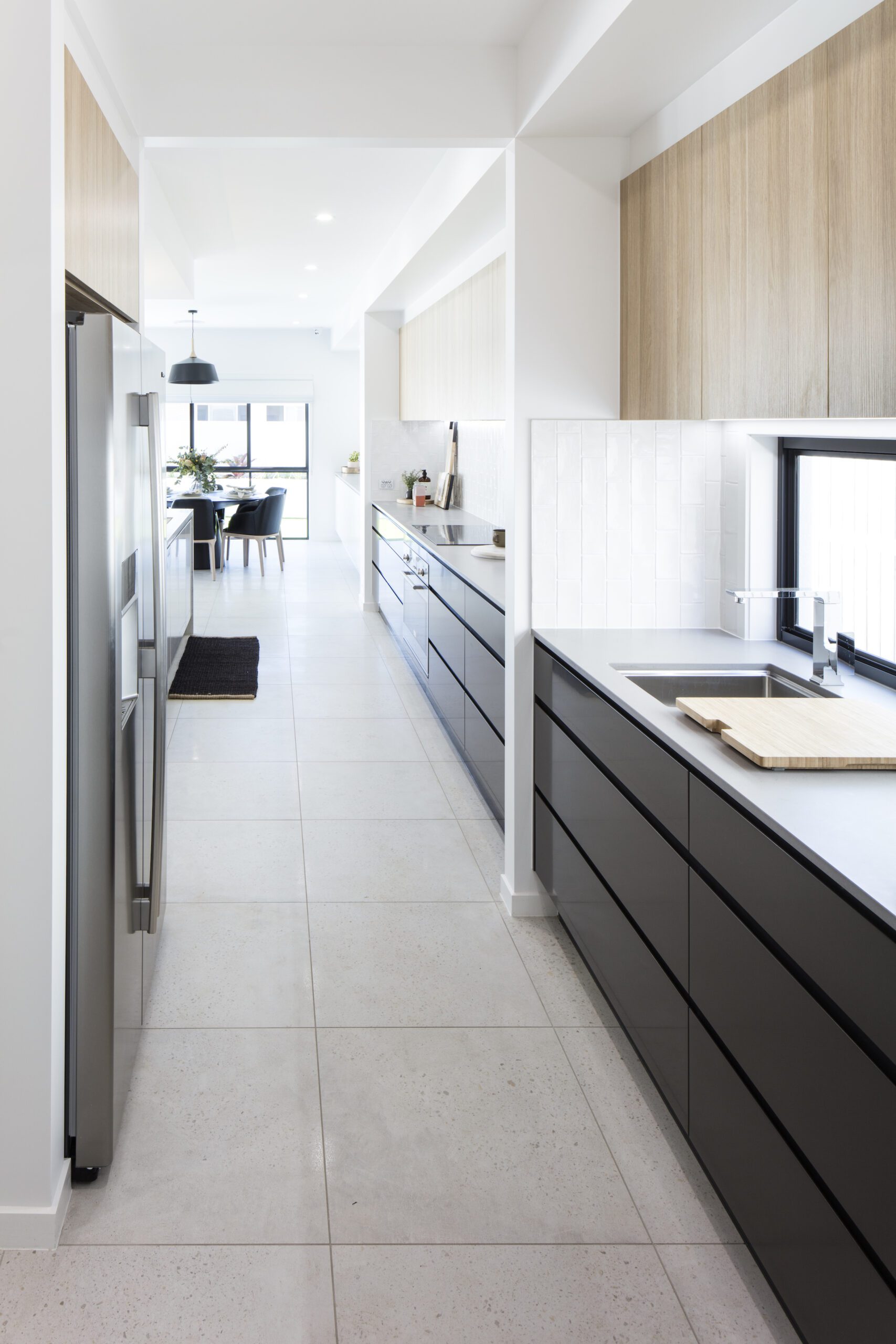 Contemporary And Sleek butler's pantry