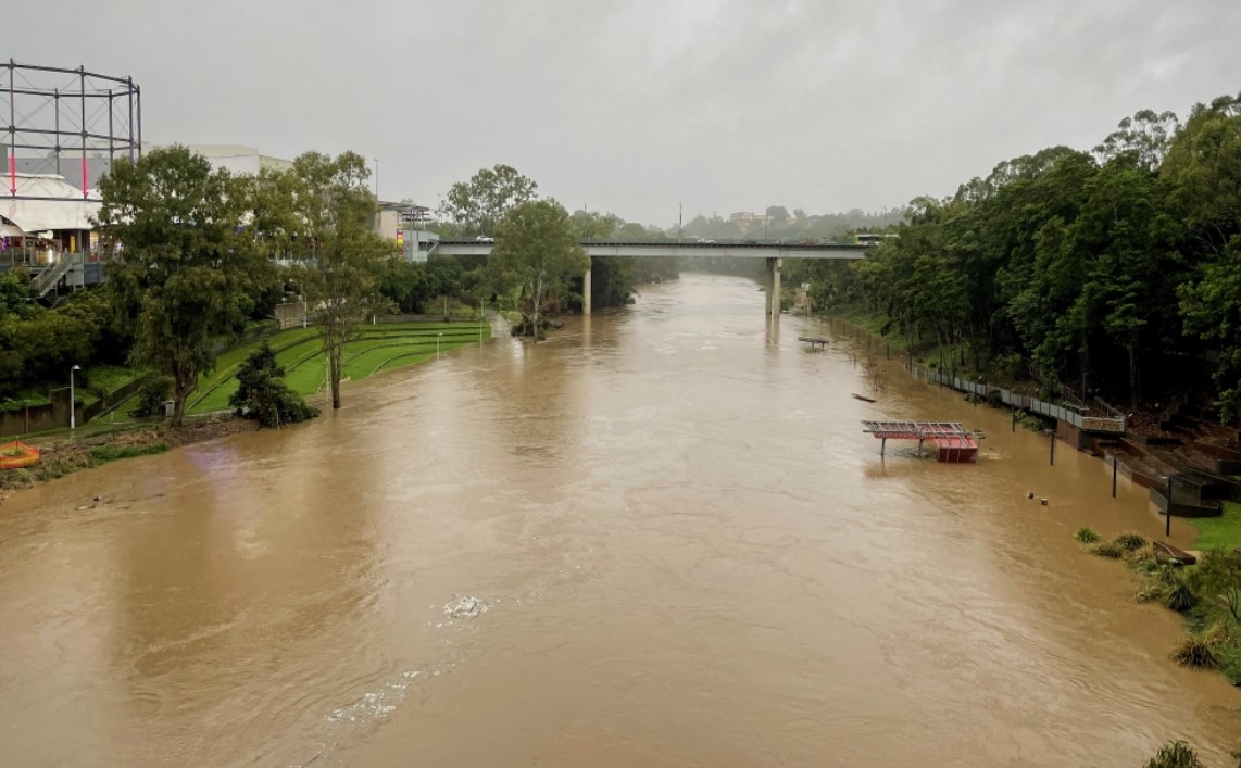 Ipswich flooding in 2022